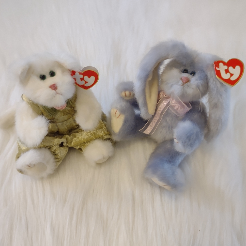 Ty Attic Treasures Katrina and Azalea Beanie Babies